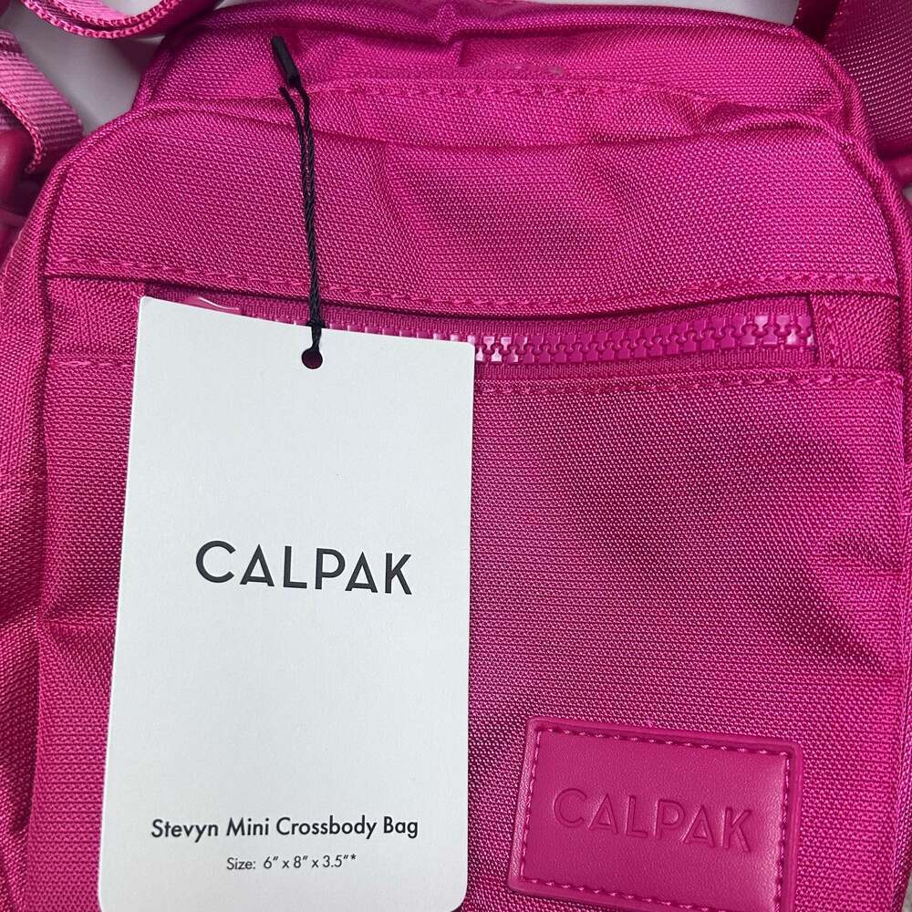 CALPAK Stevyn Mini Crossbody Bag in Dragon Fruit Pink - Picture 4 of 6